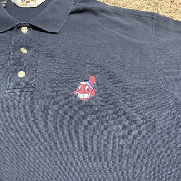 Cleveland Indians Cutter & Buck Polo Mens Chief - Picture 2 of 4